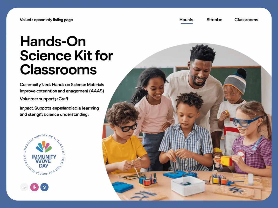 Hands-On Science Kit for Classrooms